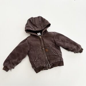 Carhartt Brown 4T Vintage Distressed